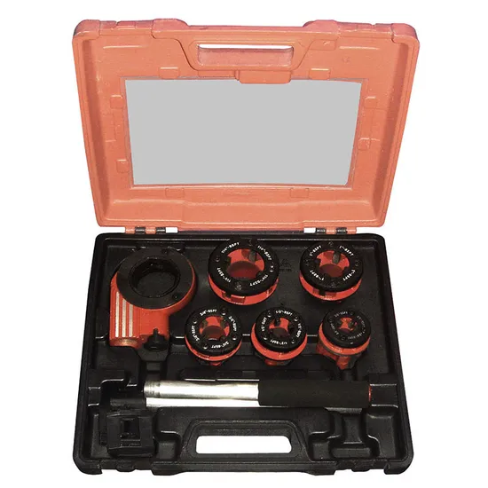 3/8 Inch - 1 1/4" Inch Manual Ratchet Threader Set (390012)